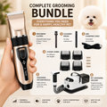 Essential Dog Grooming Bundle — Hair Clipper + Groom Vac System