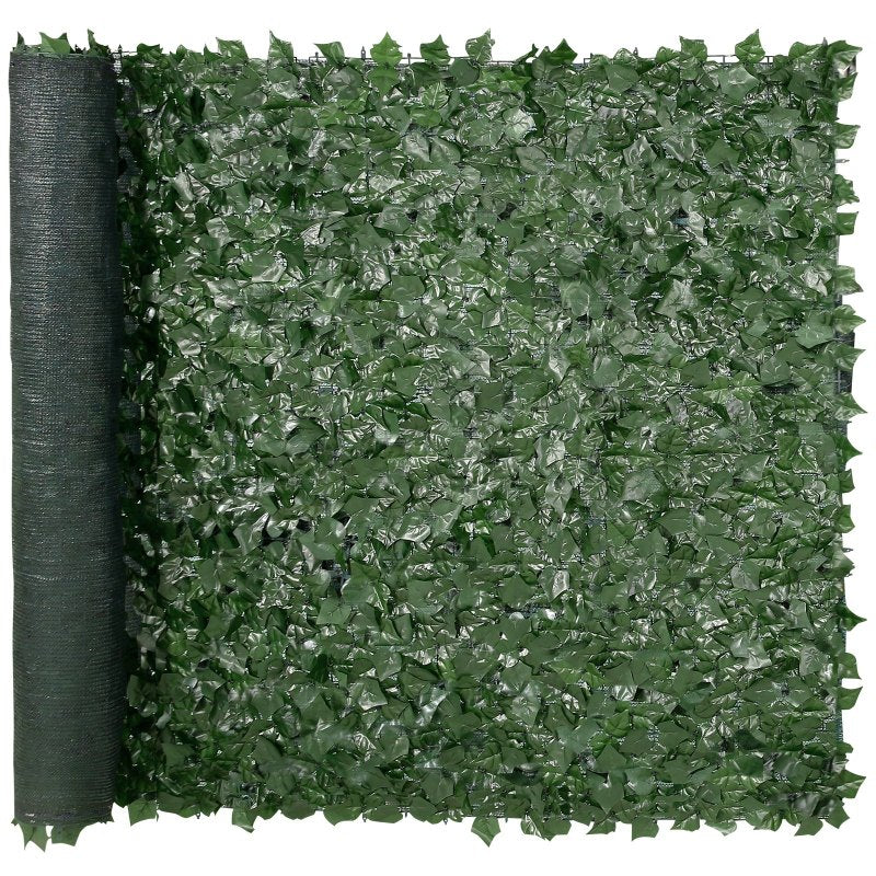 IvyShield Wide 59x98 inch faux ivy green wall panel size reference