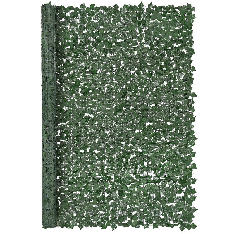 Essential IvyShield™ Artificial Privacy Fence — Faux Ivy Green Wall for Yard, Balcony & More