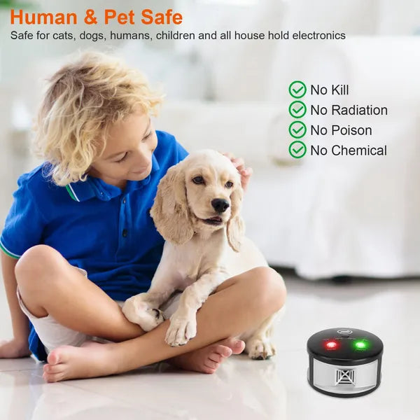 PestGuard 360 installed in wall outlet providing whole-home pest deterrent coverage